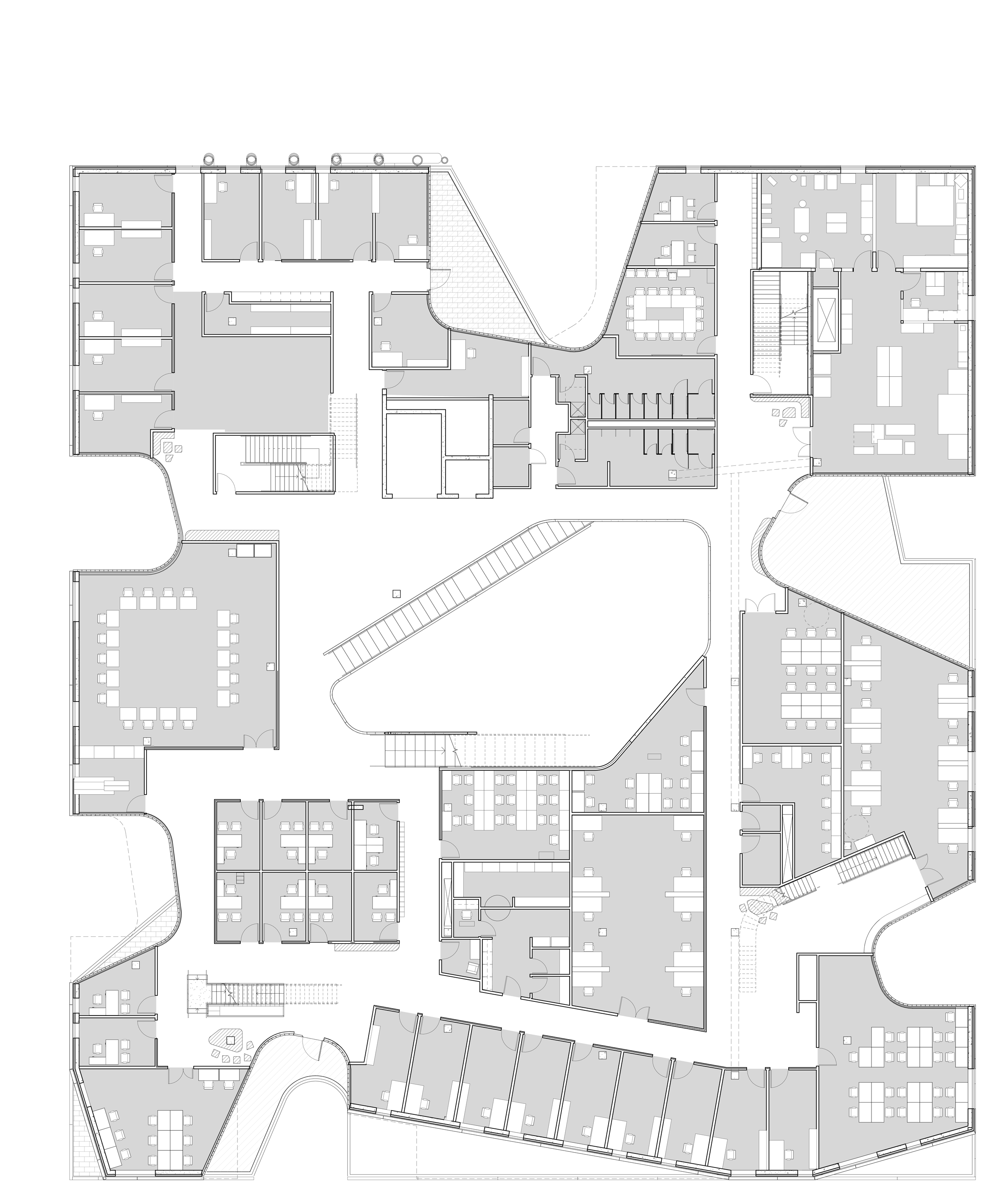 Visual Arts building by Steven Holl