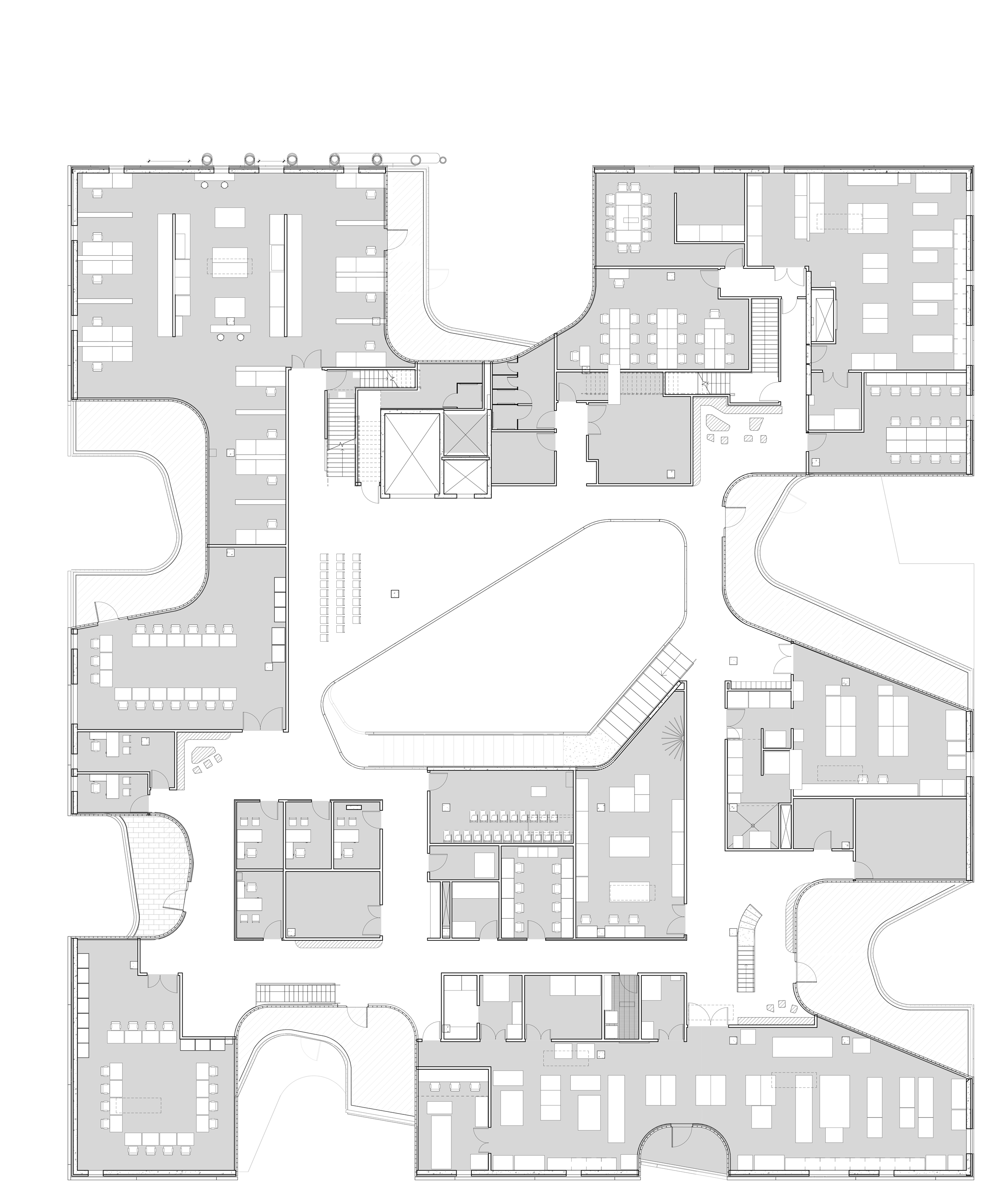 Visual Arts building by Steven Holl