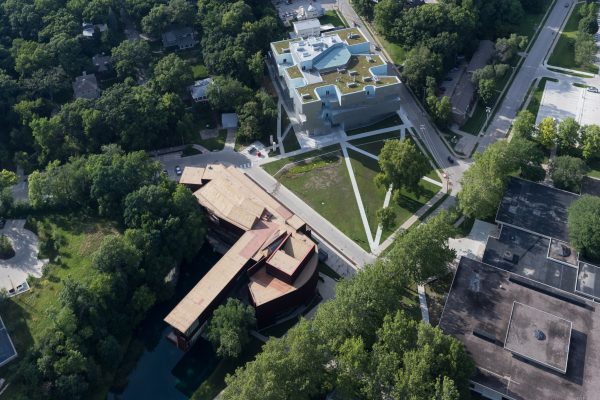 Visual Arts building by Steven Holl