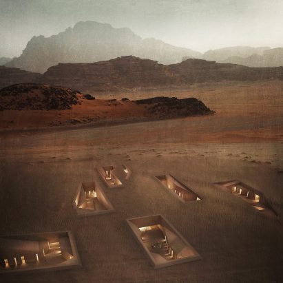 Wadi Rum Excavated Sanctuaries by Rasem Kamal