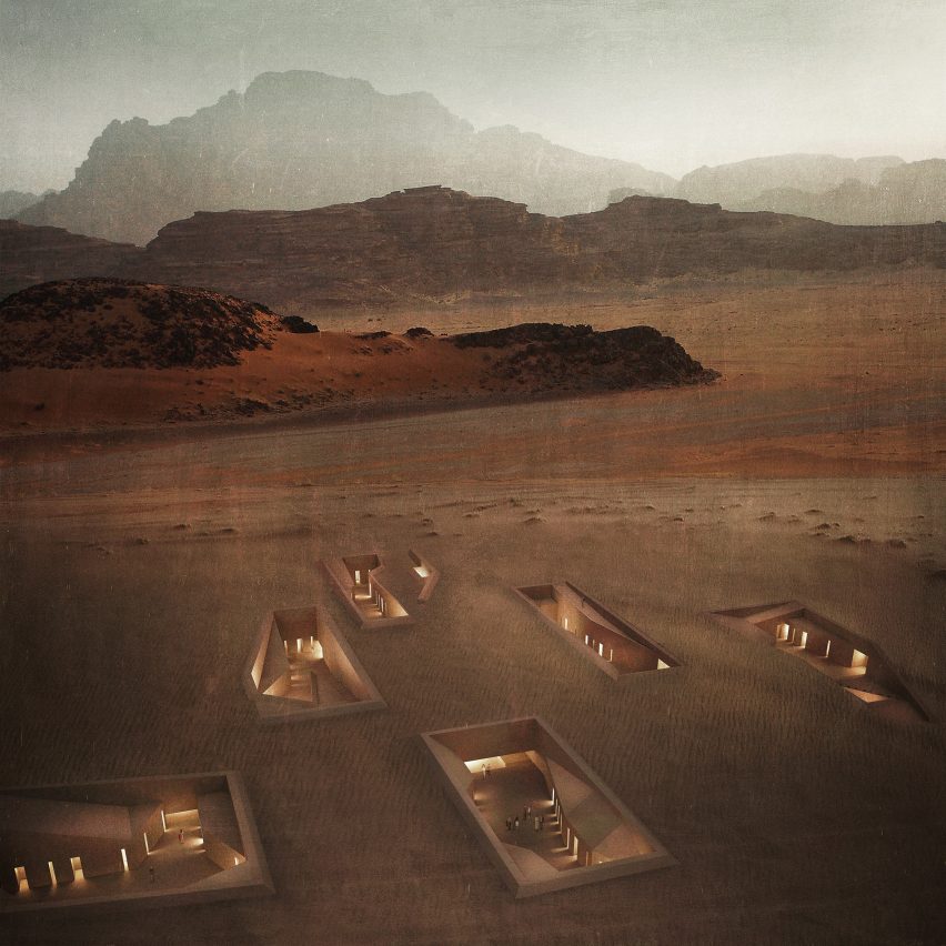 Wadi Rum Excavated Sanctuaries by Rasem Kamal