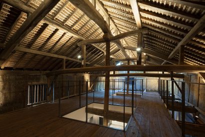 Fukuchiyo sake brewery by yHa Architects