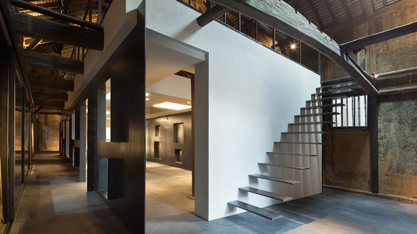Fukuchiyo sake brewery by yHa Architects