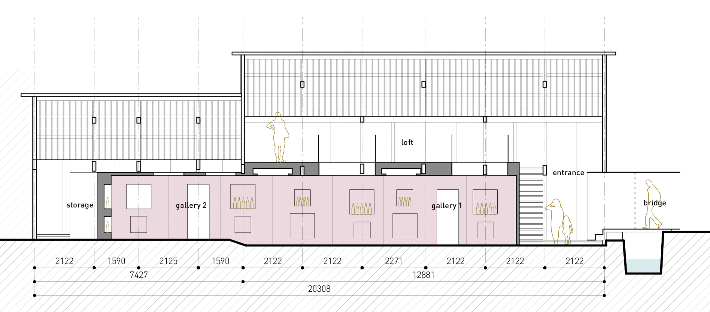 Fukuchiyo sake brewery by yHa Architects