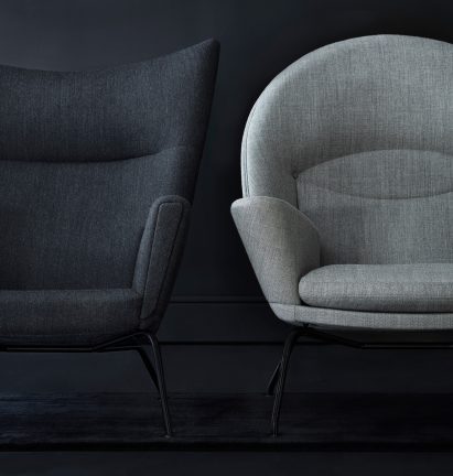 Wing chair and Oculus chair