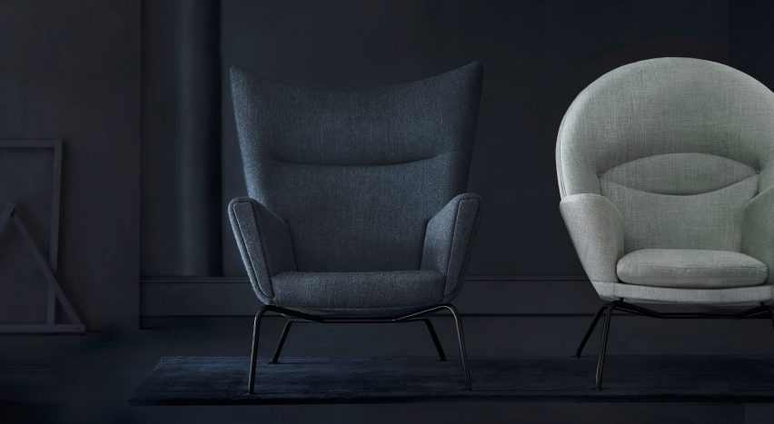 Wing chair and Oculus chair
