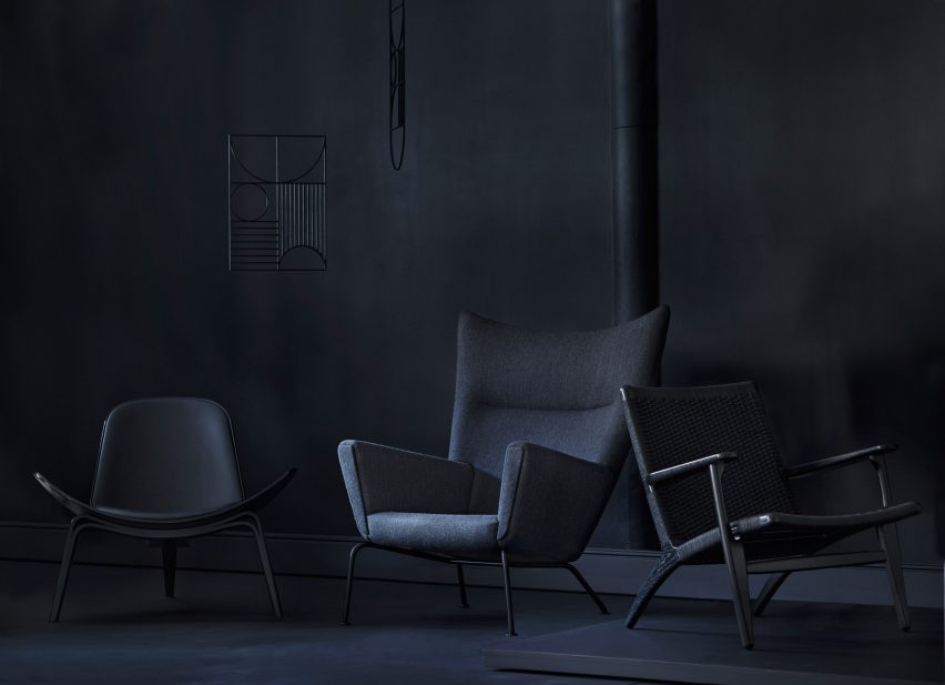 Wing chair and Oculus chair