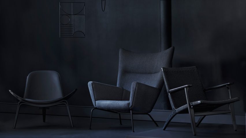 Wing chair and Oculus chair