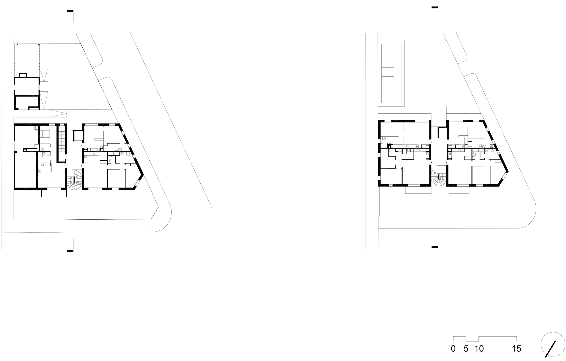 23 housing units in Paris by Karawitz Architects