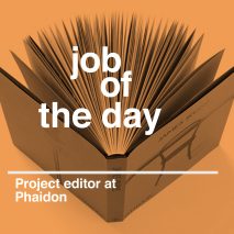 Job of the day: project editor at Phaidon