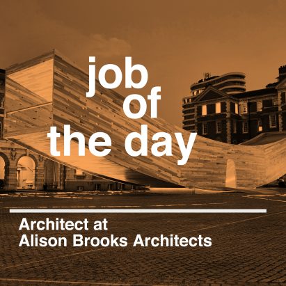 Job of the day: architect at Alison Brooks Architects