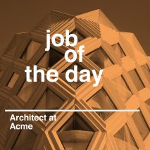 Job of the day: architect at Acme