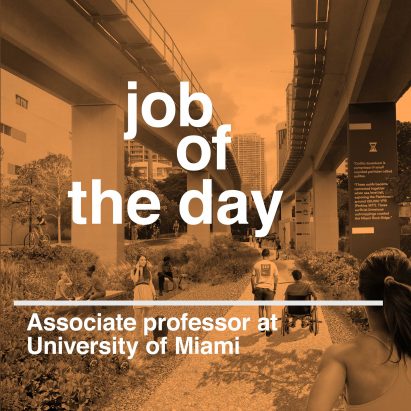 Job of the day: associate professor at University of Miami