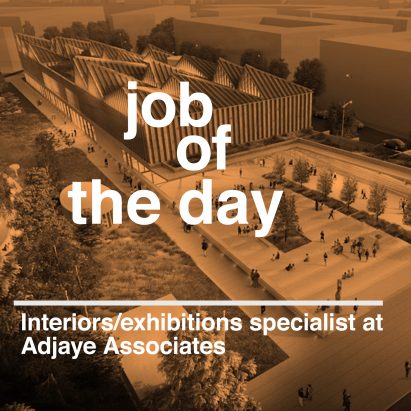 Job of the day: interiors/exhibitions specialist at Adjaye Associates