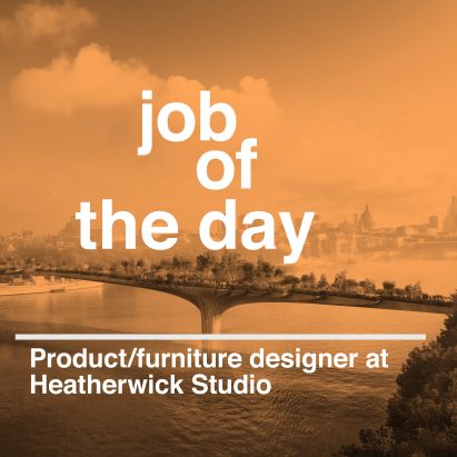 Job of the day: product and furniture designer at Heatherwick Studio