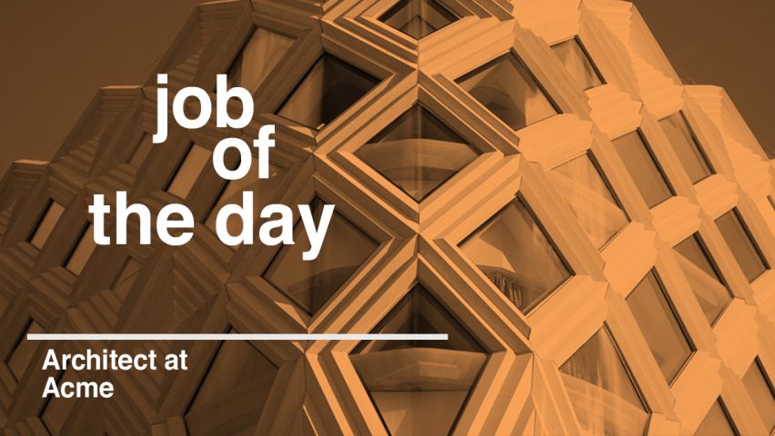 Job of the day: architect at Acme