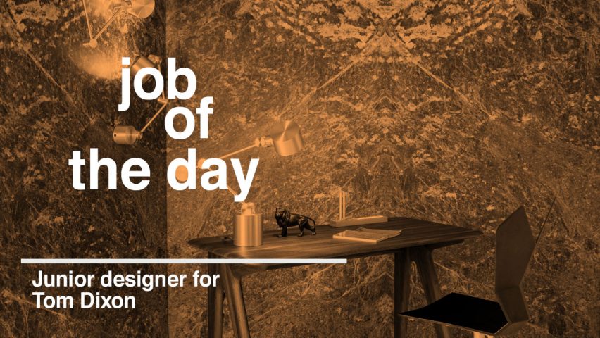 Job of the day: junior designer for Tom Dixon