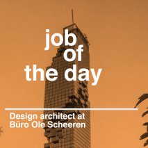Job of the day: complex geometries design architect at Büro Ole Scheeren