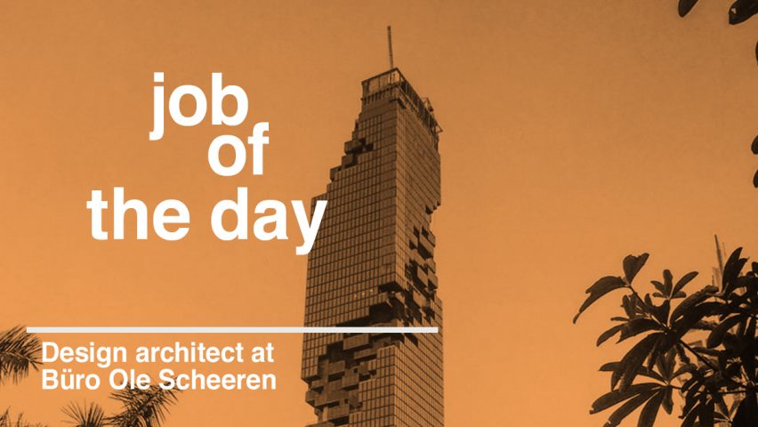 Job of the day: complex geometries design architect at Büro Ole Scheeren