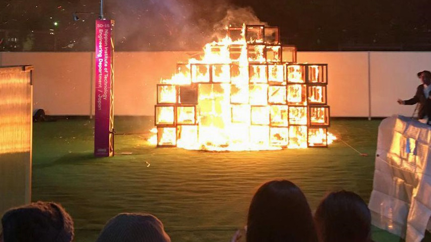 Incandescent bulb likely cause of Tokyo Design Week fire