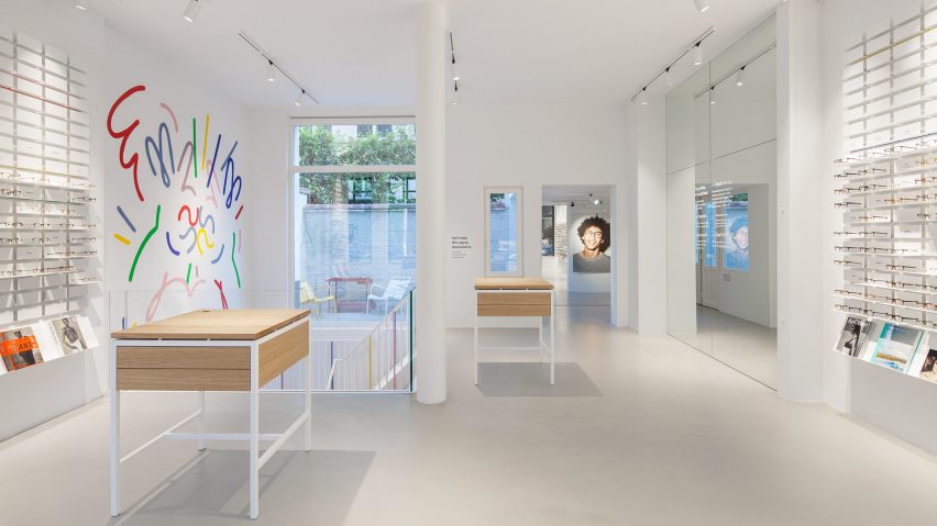 Standard Studio designs minimal interior for Antwerp glasses store