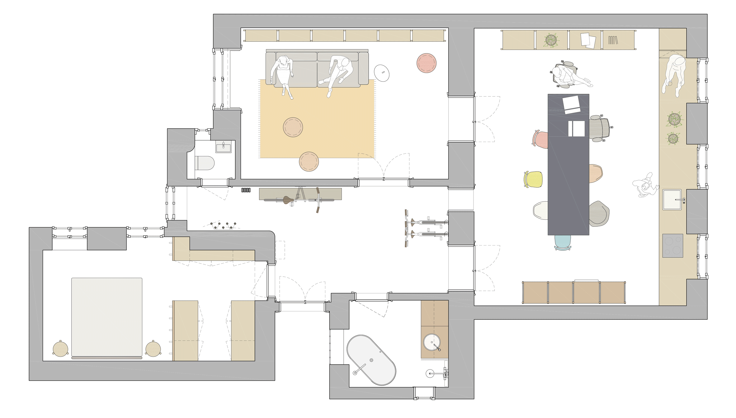 Apartment AB by kombinat