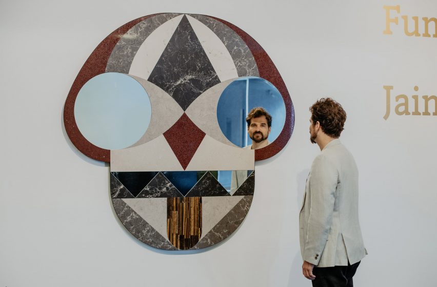 Jaime Hayon's mirror for Caesarstone