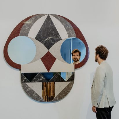 Jaime Hayon's mirror for Caesarstone