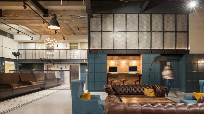 Tigg Coll Architects references London’s railway heritage for student accommodation interiors
