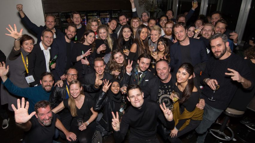 Architects celebrate launch of Dezeen Decade at Berlin’s House of Weekend