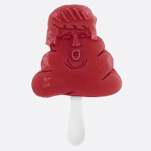 Donald Trump and Hillary Clinton frozen ice pops by Janne Kytannen