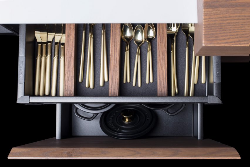 Dsignedby creates space-saving kitchen unit for millenials