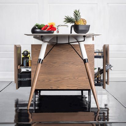 Dsignedby creates space-saving kitchen unit for millenials