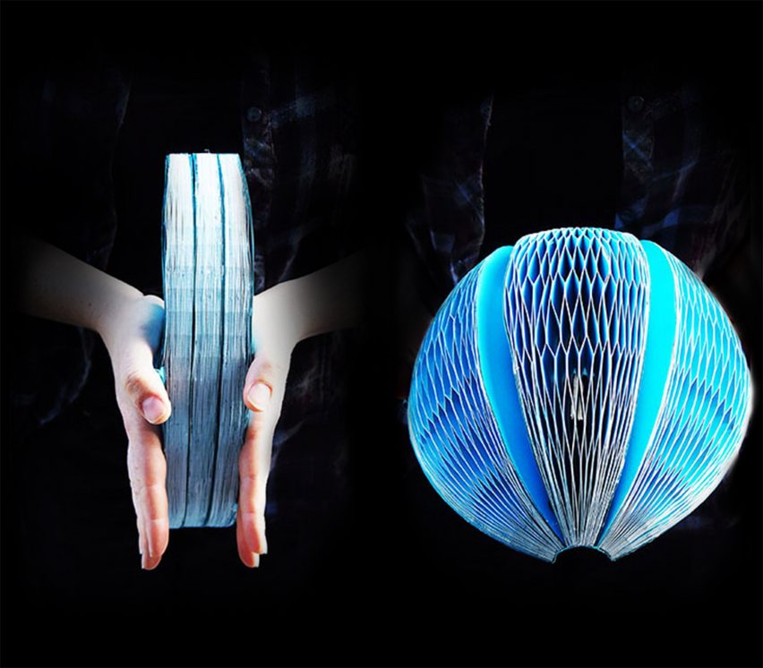 Foldable paper cycling helmet wins James Dyson Award