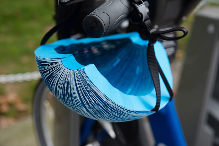 Foldable paper cycling helmet wins James Dyson Award