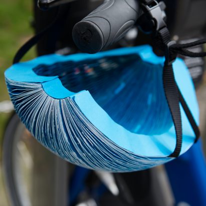 Foldable paper cycling helmet wins James Dyson Award