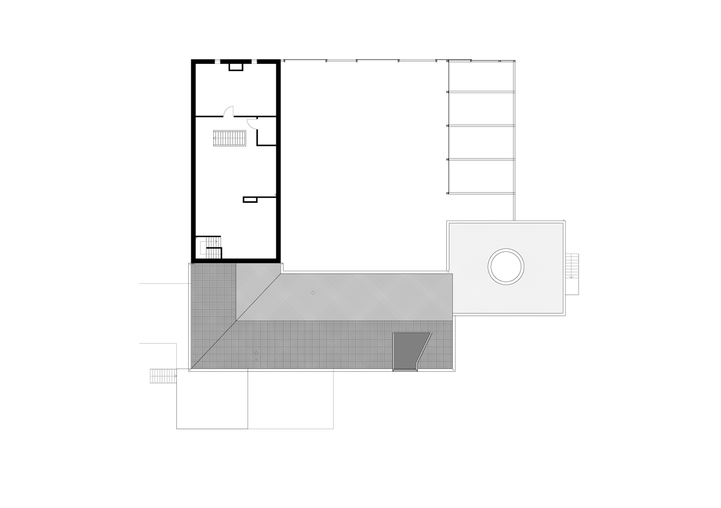 Plans of Dutch farmhouse conversion by Jeanne Dekkers Architects in Limburg
