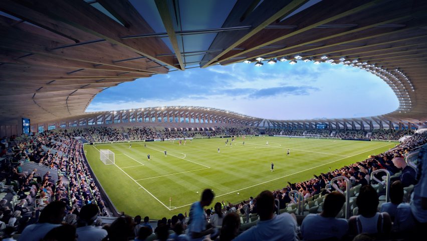 Zaha Hadid Forest Green Rovers stadium