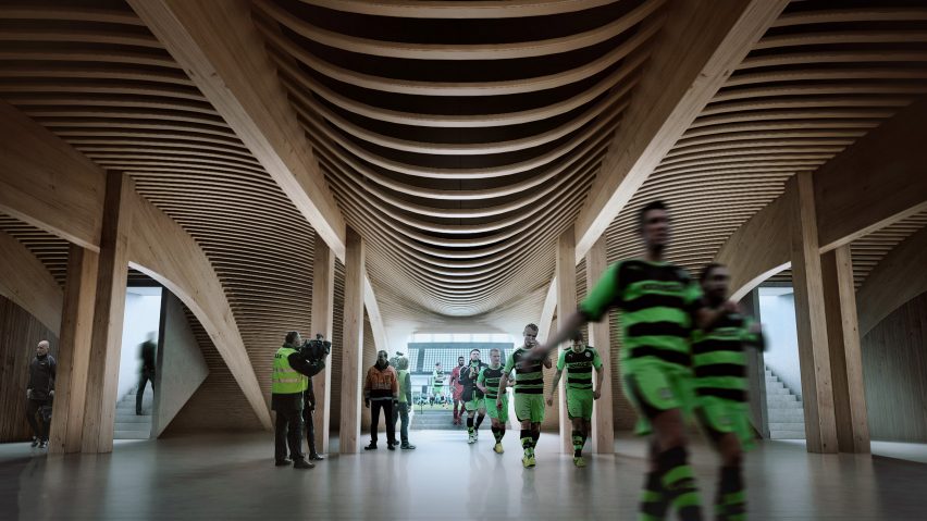 Zaha Hadid Forest Green Rovers stadium