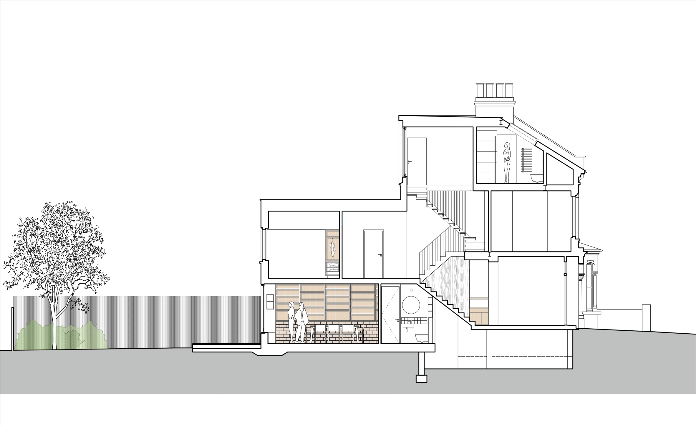 Gallery House Stoke Newington by Neil Dusheiko Architects