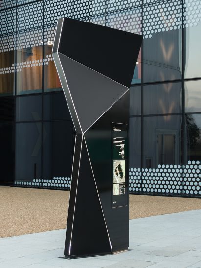 Here East London signage and wayfinding by dn&co
