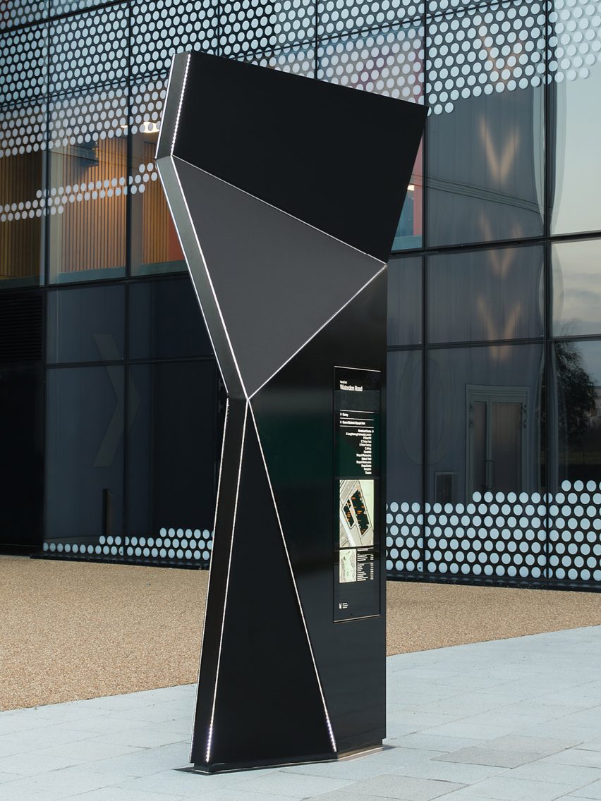 Here East London signage and wayfinding by dn&co