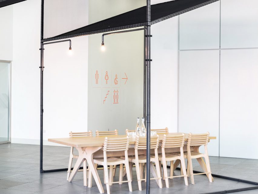Here East London signage and wayfinding by dn&co