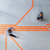 Here East London signage and wayfinding by dn&co