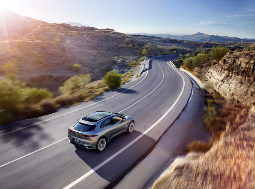 I-Pace electric car by Jaguar