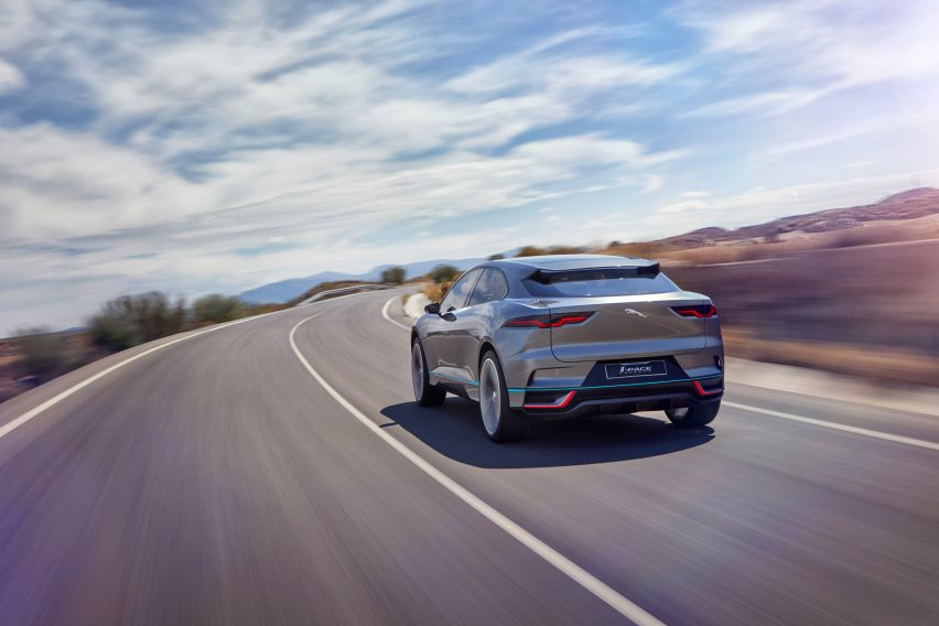 I-Pace electric car by Jaguar