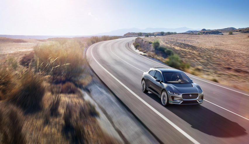 I-Pace electric car by Jaguar