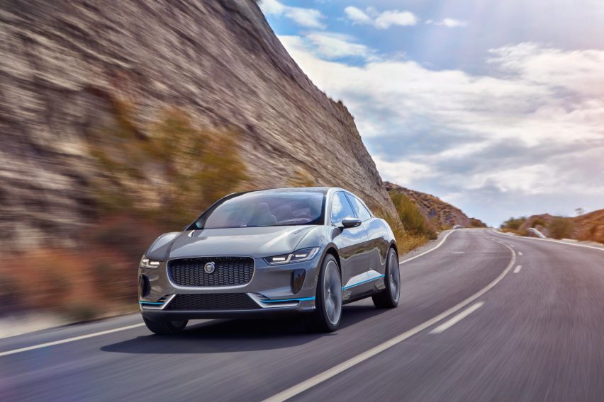I-Pace electric car by Jaguar