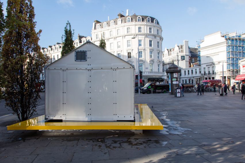 Design Museum installs Ikea Shelter