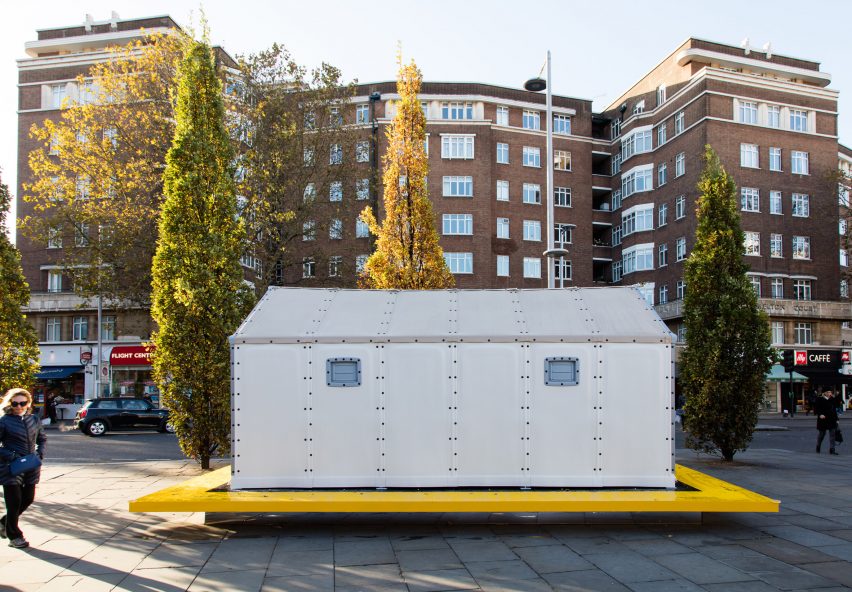 Design Museum installs Ikea Shelter